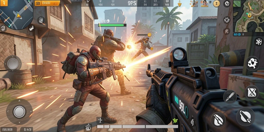 Tangkapan layar dari gameplay seru di 9SL TPS.