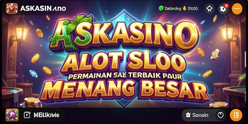 Tampilan gameplay menarik dari ASKASINO yang menampilkan berbagai pilihan Slot.