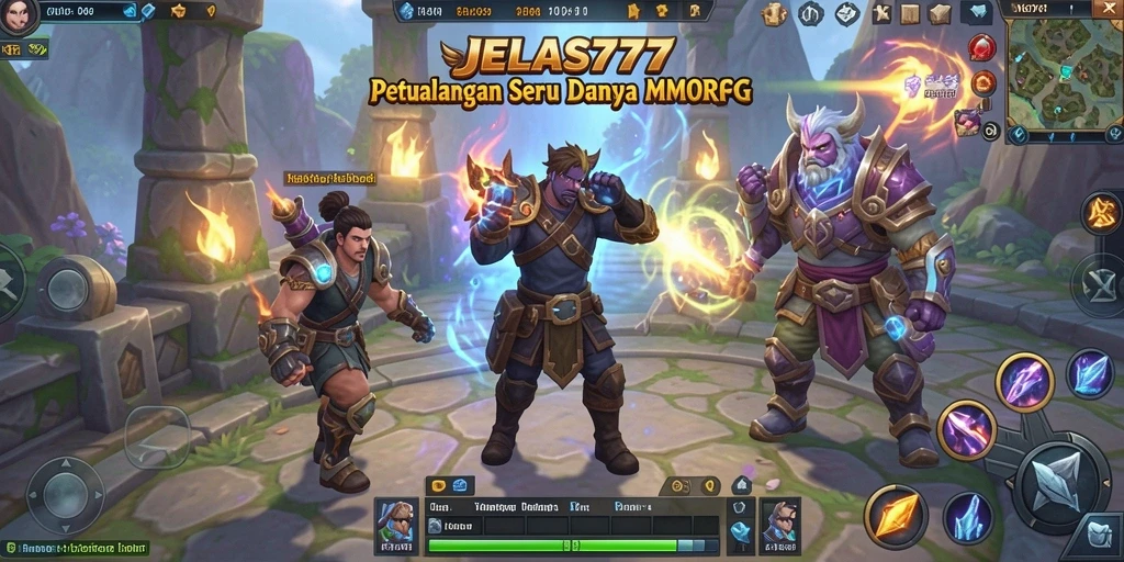 Screenshot gameplay JELAS777 yang menampilkan aksi seru dalam pertempuran.