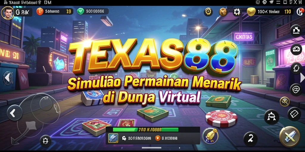 Tampilan gameplay TEXAS88 yang menarik dan interaktif.