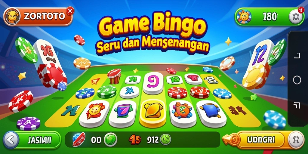 Tampilan gameplay ZORTOTO yang seru dalam permainan Bingo.